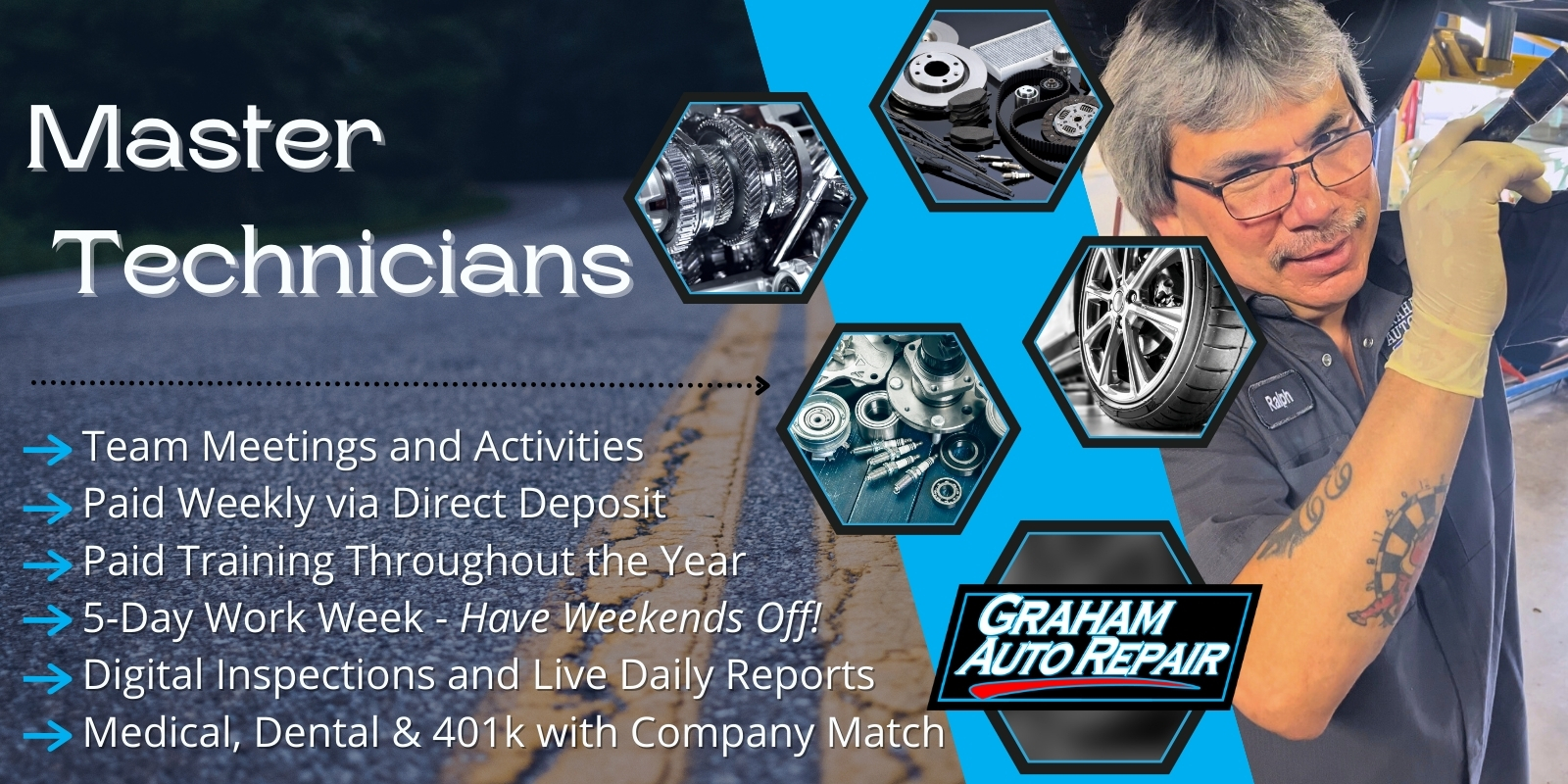 Master Automotive Technician Career at Graham Auto Repair